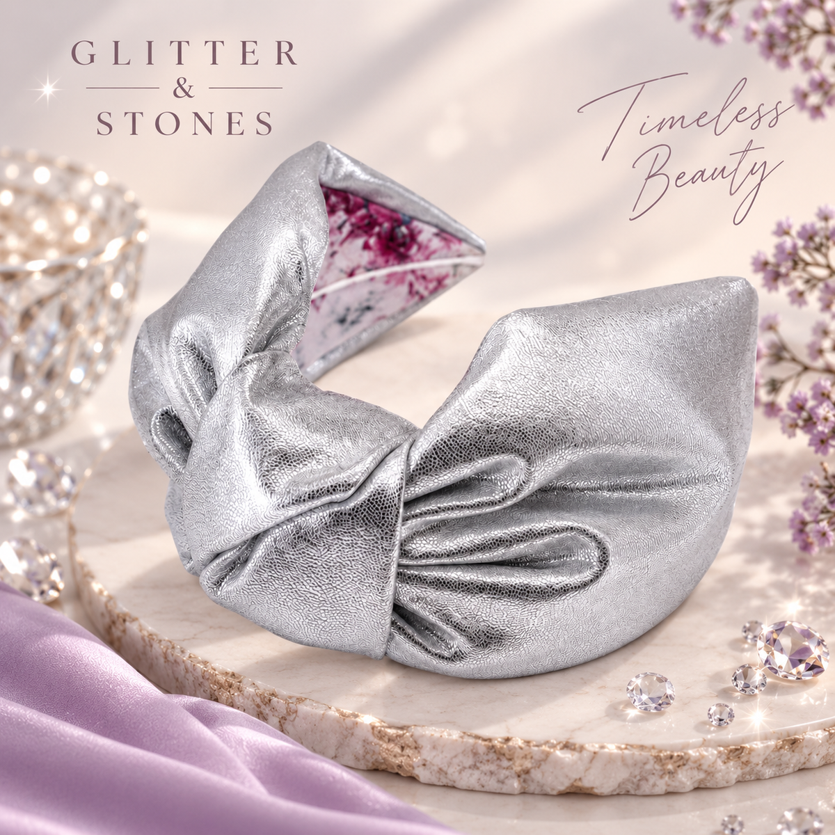 Glitzer und Steinchen