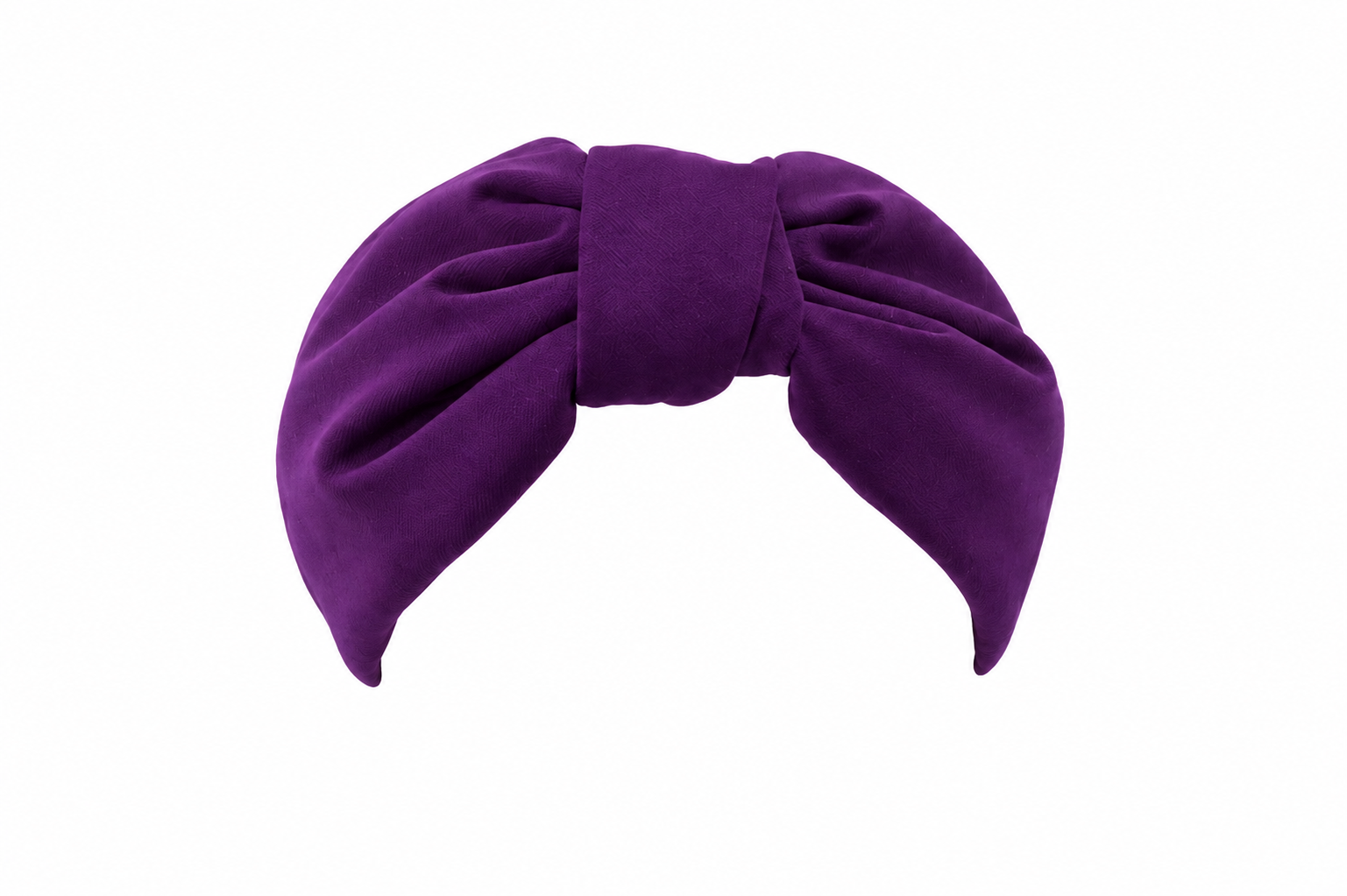 Violette – Gepolsterter Luxus-Haarreif in Violett aus Polyester
