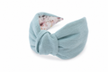 Aveline Sky – Gepolsterter Luxus-Haarreif mit Knoten in Himmelblau