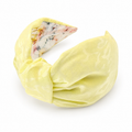 Aurélie Soleil – Gepolsterter Luxus-Haarreif mit Knoten aus Polyester in Pastellgelb