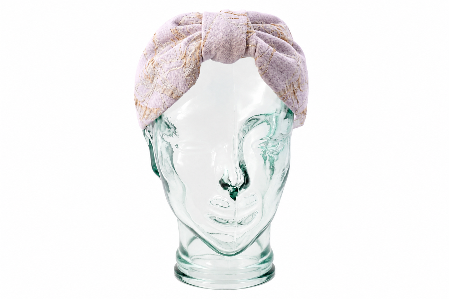 Élise Lavender – Gepolsterter Luxus-Haarreif mit Knoten aus Polyester