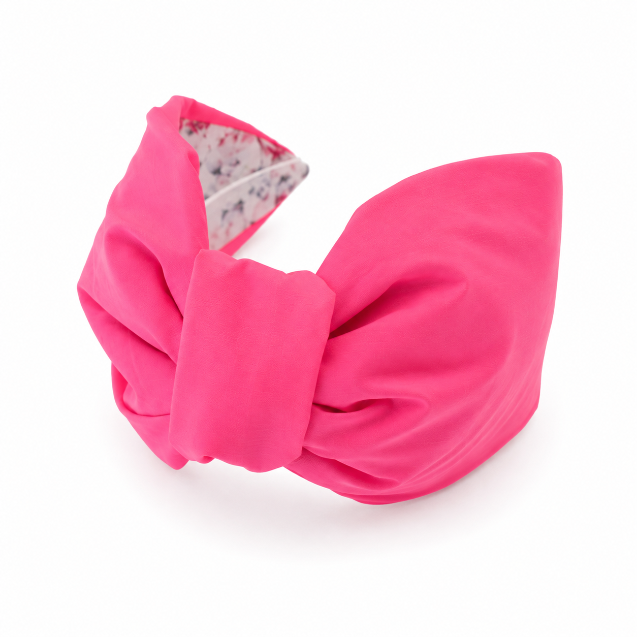 Rosalie Pink – Gepolsterter Luxus-Haarreif mit Knoten aus Polyester