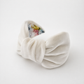Amélie Ivory – Gepolsterter Luxus-Haarreif mit Knoten aus Polyester
